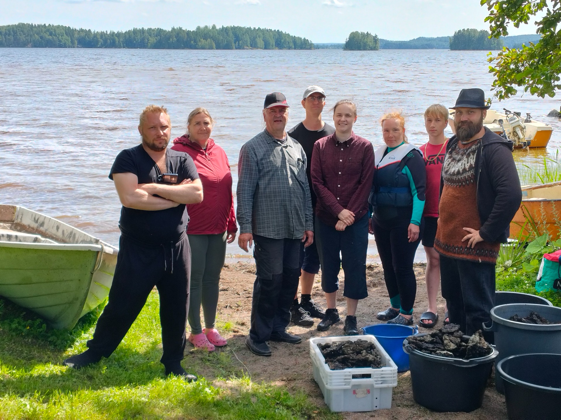 Järvimalmin keräysporukka